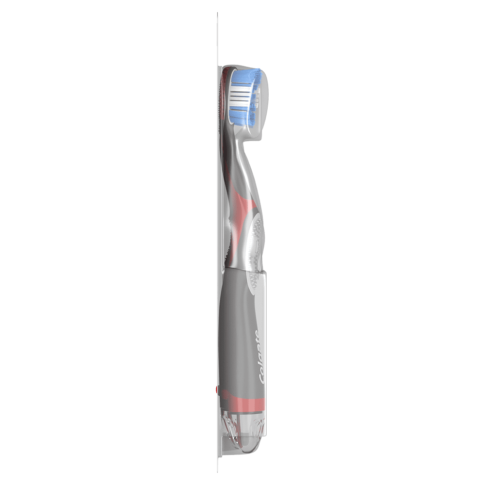 Colgate 360 Vibrate Whitening Battery-Operated Toothbrushes with 1 AAA Battery