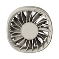 thumbnail image 1 of Luzkey Car Cooling Air Fan Adjustable Clip on Portable Universal Auto Air Circulator for Home Backseat Dashboard Van RV Khaki, 1 of 8