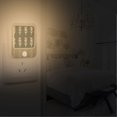 thumbnail image 2 of Yayeee LED Night Lights with Motion Detectors Auto Dusk to Dawn Light Sensors, 2 Pack, Dark Green Leaves, 2 of 7