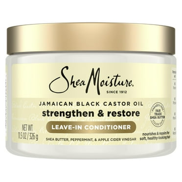 SheaMoisture Jamaican Black Castor Oil Strengthen & Restore Leave-In Conditioner, 16.0 fl oz