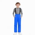 thumbnail image 3 of HCNTES Boys Girls Snowsuit Bib Overalls Children's Insulated Winter Wear with Adjustable Shoulder Straps(A-Blue,12-14 Years), 3 of 8