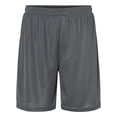 thumbnail image 4 of C2 Sport Men’s Mesh Basketball Shorts, 7-Inch, Breathable Polyester, Draw Cord, Graphite, S, 4 of 5