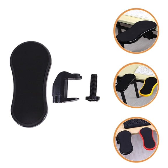 COMPUKAS Wrist Rest Pad Ergonomic Comfortable Support for Desk in Black
