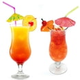 thumbnail image 6 of FAFWYP 100pcs Umbrella Disposable Bendy Straws Plastic Flexible Drinking Straws Luau Beach Decorations Hawaii Party Supplies, 6 of 9