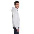 thumbnail image 3 of Champion Mens Double Dry Action Fleece Full Zip Hood, XL, Silver Grey, 3 of 3