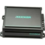 Kicker Premium Marine 6.5 Speaker and Amplifier bundle Includes LED Remote ( 51MSC65 & 48KMA1502 )