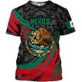 thumbnail image 2 of Personalized Mexico Shirt, Camisas de Mexico Customized Mexican Shirts Mexican Flag Mexico 3D Shirt for Men Women (T-shirt, L), 2 of 9