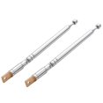 thumbnail image 1 of 2pcs 25.4cm 10inch 5 Sections Telescopic Antenna Aerial For Radio Tv, 1 of 5