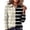 Black-C#100830HH, variant on Plaid Waffle Knit Polo Shirt for Women Gingham Print Henley Shirts Women Button V‑neck Long Sleeve Shirts Women Relaxed Fit Office Daily Womens Shirts