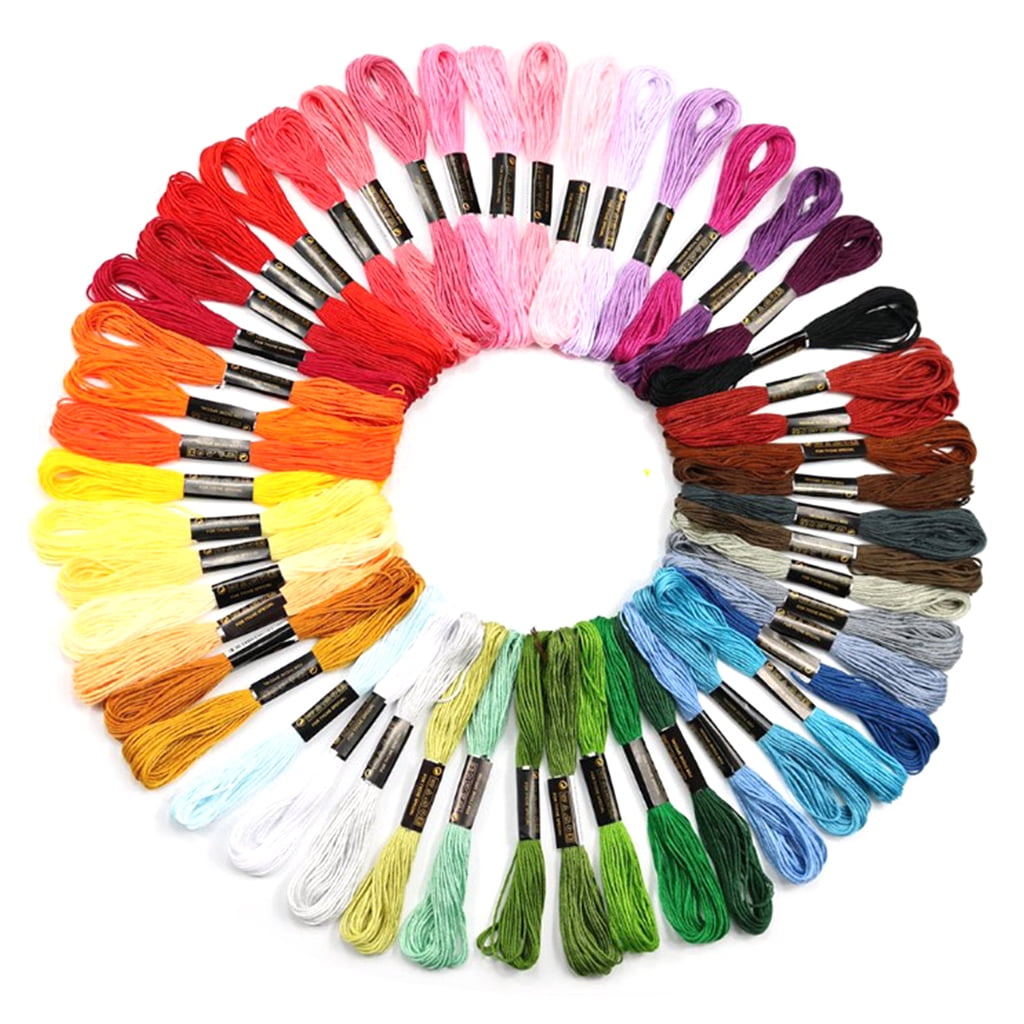 Embroidery Thread, Friendship Bracelets Strings, Rainbow 50/100/150 Color Embroidery Floss for DIY Craft With the tool