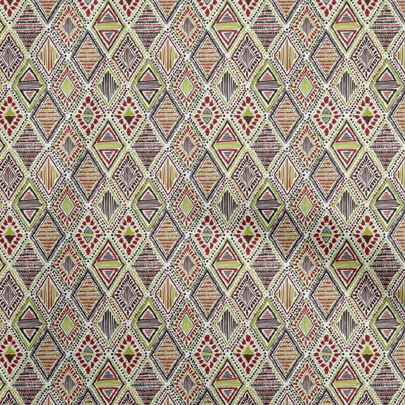 oneOoneViscoseJerseyLimeFabricTribalSewingCraftProjectsFabricPrintsByYard60InchWide