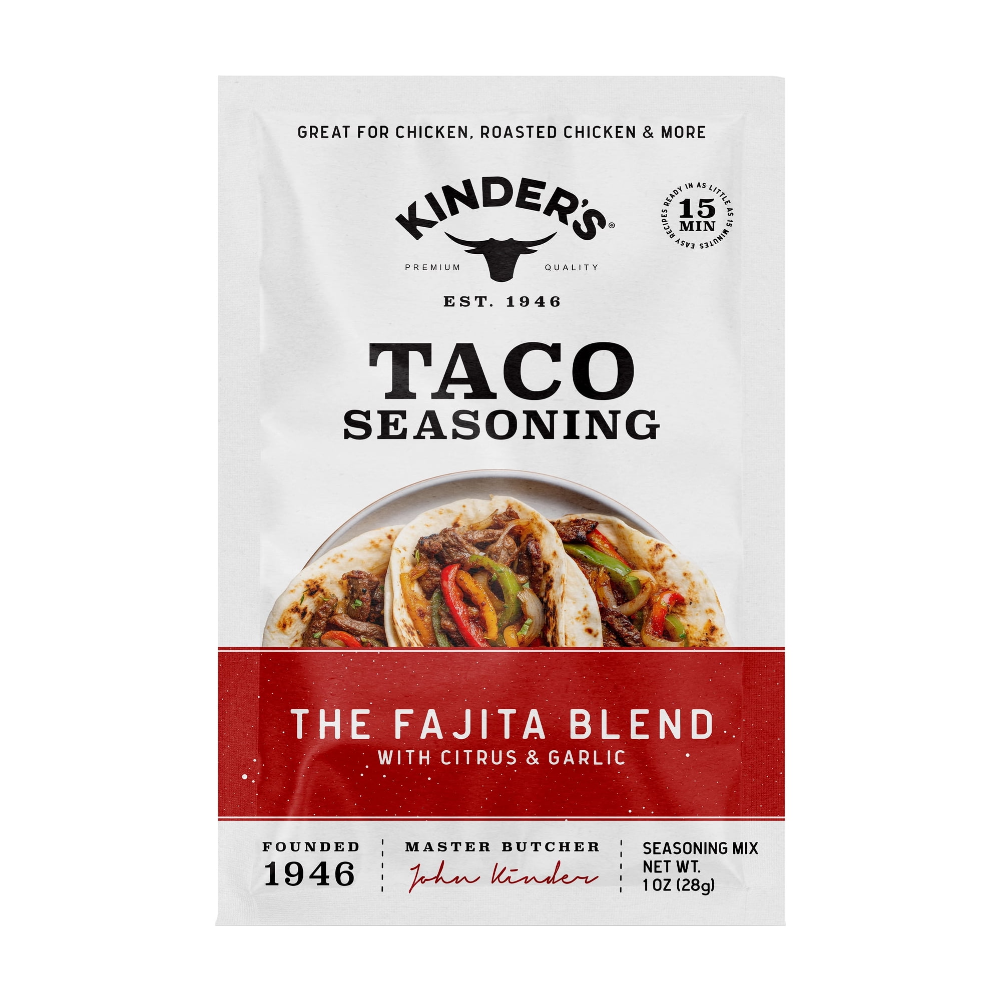 Kinder's Fajita Blend Mexican Seasoning & Spice, 1 oz