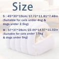 thumbnail image 7 of Removable and Washable Winter Closed-Off Cat Bed with Cover,360° Nesting Design Sleeping Nest,Cotton Cozy Monster Small Dog Cave & Indoor Cats Cave for Kittens & Dogs All-Season Use, 7 of 7
