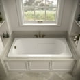 thumbnail image 3 of Streamline N-4300-742-BGL 66 in. x 34 in. Acrylic Soaking Drop-In Bathtub in Glossy White, With External Drain in Brushed Gold, 3 of 12
