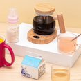 thumbnail image 7 of WYanRUI USB Rechargeable Automatic Self Stirring Glass Mug, Wooden Lid Electric Mixing Cup for Coffee Protein Powder Milk Tea Home Office Travel Drinkware, 7 of 7