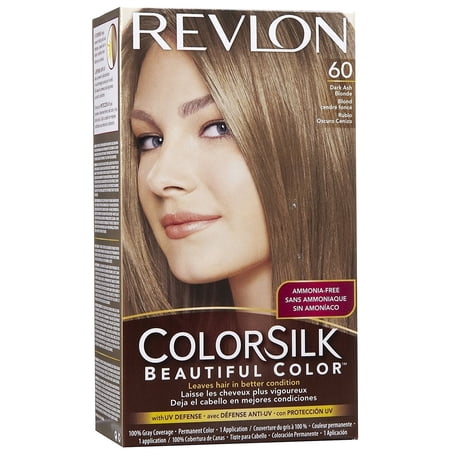 Revlon ColorSilk Beautiful Color 60 Dark Ash Blonde Hair Revlon ColorSilk Beautiful Color 60 Dark Ash Blonde Hair