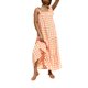 thumbnail image 2 of SAYOO Vestido largo sin mangas para mujer, estampado a cuadros, con lazo, sin espalda, vestido holgado SAYOO S-XL, 2 of 9