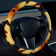 thumbnail image 2 of Basketball Steering Wheel Cover 14.5 Inch Printing PVC Leather Auto Accessories Car Wheel Covers Steering Wheel Covers, 2 of 6