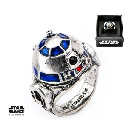 R2D2 Cast Metal Ring Size 9