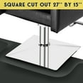 thumbnail image 4 of OmySalon 1/2'' Thick Anti Fatigue Mat for Hairstylist Standing, 3'x5' Barber Floor Matt Square Base for Salon Styling Chair, Hair Cutting Hairdressing Equipment, 4 of 7