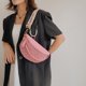 thumbnail image 3 of Bolso Bandolera Vintage Con Letras para Mujer Bolso Cintura Lona para Silla Montar (rosa), 3 of 9