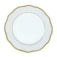 thumbnail image 3 of Lorren Home Trends 24 Piece Wavy Fine China Collection Gold Dot Dinnerware  (Service for 4), 3 of 5
