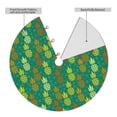thumbnail image 2 of Yiaed Pineapples1 Print Christmas Tree Skirt , Tree SkirtsTree Mat for Christmas Winter Holiday Indoor Decorations-36", 2 of 7