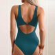 thumbnail image 5 of Traje de Baño de Bikini de Mujer Imprimido Corbata Casual Sexy Dividido de Cintura Alta Conjuntos de Playa, Traje de Baño de Nylon Spandex para la Piscina, el Mar Y las Vacaciones de Verano, 5 of 7