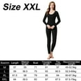 thumbnail image 2 of Thermal Underwear for Women Long Johns Women with Fleece Lined, Base Layer Women Cold Weather Top Bottom,XXL，G121609, 2 of 5