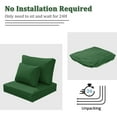 thumbnail image 6 of Pakunoda Outdoor Cushions Replacement, 8 Piece Sectional Cushion Fits 3-Seat, 4” Foam Deep Seat, for Patio Rattan Wicker Replacement Cushion, Liner&Cover, Green, 6 of 7