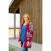 The Pioneer Woman Floral Jacquard Open Front Cardigan, Women's
