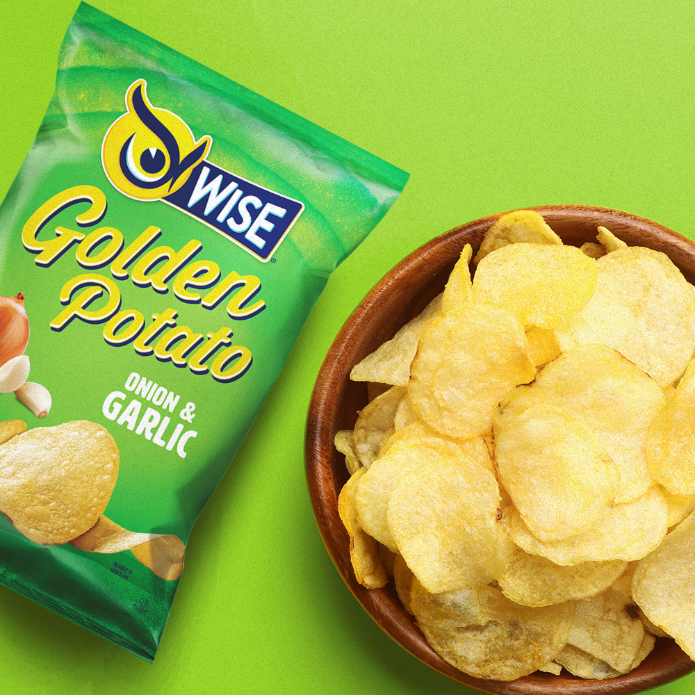 Wise Snacks Onion & Garlic Potato Chips 0.75 oz - 40 count