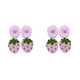 thumbnail image 4 of Botones de fresa Qarigey 50 piezas de madera para costura DIY color rosa, 4 of 6