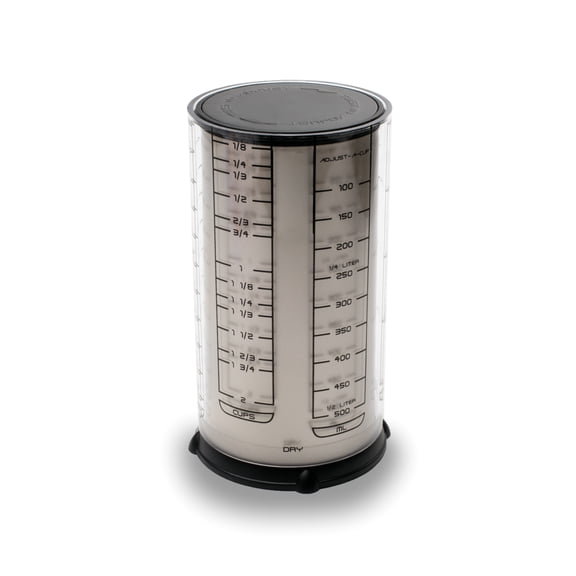 KitchenArt Pro 2 Cup Adjust-A-Cup, Satin, 2 cup Capacity