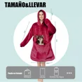 thumbnail image 4 of Sudadera Con Capucha, Manta De Gran Tamaño, Bolsillo Frontal, 4 of 5