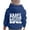 1#Blue, variant on Byoo Toddler Girl's Preppy Letter Hoodie Casual Hooded Sweatshirt Fall Winter Pullover Top