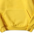 thumbnail image 6 of ZCFZJW Hoodie for Men Lightweight Casual Drawstring Long Sleeve Hooded Pullover Sweatshirts Loose Regular Fit Soft Cotton Outwear Tops with Pocket Yellow XXL, 6 of 6