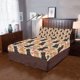 thumbnail image 1 of Juego de cama de 3 piezas Rainbow Paw Print Perros Caniche Rojo, 1 of 5