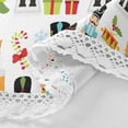 thumbnail image 4 of SKYSONIC Xmas Funny Nutcrackers Round Tablecloth 60inch Indoor Wrinkle Free, Circular Lace Table Cover Washable for Kitchen Dining Decor, 4 of 7