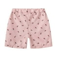 thumbnail image 6 of Odeerbi Toddler Kids Boys Quick Dry Swim Trunks Hawaiian Beach Shorts Summer Tropical Print Beach Board Shorts Children Girls Vacation Sports Shorts Pink, 6 of 6