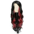 thumbnail image 4 of Peluca para mujer, conjunto de cabello rizado pequeño, rizos ondulados, se puede alisar y ondular, 27.55 pulgadas (70 cm) de longitud (bandas)., 4 of 4