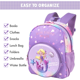 thumbnail image 2 of Children's Schoolbag Cartoon Mermaid Dinosaur Astronaut Unicorn Kindergarten Backpack Lightweight Backpack For Boys And Girls Travel Backpack, 2 of 4