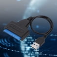 thumbnail image 1 of Cable adaptador de disco duro Cable convertidor USB 2.0 a SATA compatible con UASP de 22 pines para HDD SSD de 2,5 pulgadas JShteea Nuevo, 1 of 9