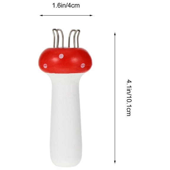 Raindrops Knit Spool Loom Mushroom Knitter Wood Knitting Tool for DIY Tube Scarf