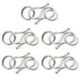 thumbnail image 2 of Ganchos de joyería 10 Piezas Joyería S-gancho Corchetes de Plata DIY Collar, 2 of 7