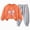 H234-Orange, variant on Toddler Baby Girl Boy Outfits Clothing Set 2pcs Long Sleeve Graphic Print T Shirt and Joggers Pants Fall Winter Clothes Casual(Black,4-5 Y)