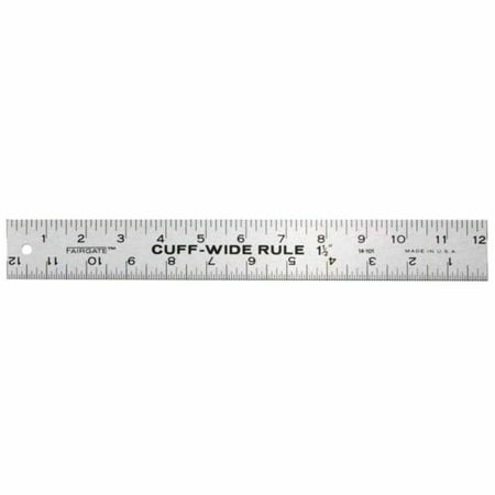 Fairgate Cuff Wide Rule 1-1/2" X 12", 14-101 Cuff-Width Ruler
