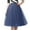 Navy, variant on Women's Pleated Knee-Length Tutu Skirt – Tulle, High-Waisted, A-Line, Layered Ballet Dance Skirt for Carnival, Party & Festival Outfits