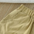 thumbnail image 7 of KAUOD Boy Casual Cargo Shorts Lightweight Multi Pockets Summer Elastic Waist Jogging Pants Kids Outdoor Sports Football Pants, 7 of 7