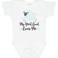 thumbnail image 3 of Inktastic My Great Aunt Loves Me Lamb Boys or Girls Baby Bodysuit, 3 of 5